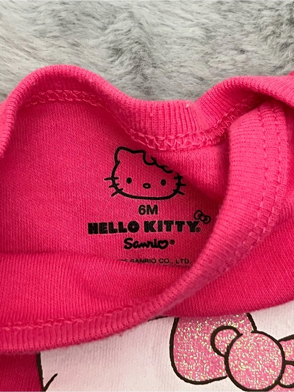 Hello Kitty Pink Babygirl onesie